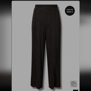 Torrid wide leg pinstripe pants